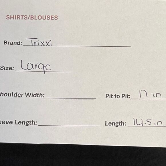 Trixxi Crop Top Women's Large Black White Stripe Cheerleading Keyhole Academia - Picture 10 of 10